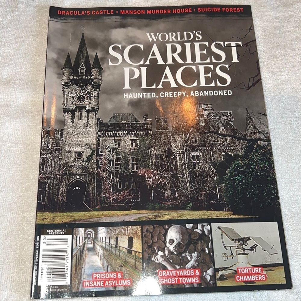 Worlds scariest places magazine